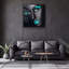Superbe peinture décorative en verre trempé de 19,7 po x 19,7 po | 100% verre trempé, épaisseur: 0,16 pouce | Impression UV pour des couleurs éclatantes | Parfait pour la décoration intérieure, le salon ou le bureau-1830637669