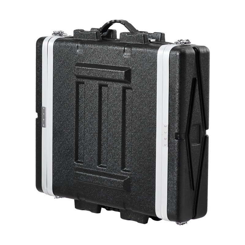 Armoire de rangement 2U à 2 compartiments avec poignée en ABS