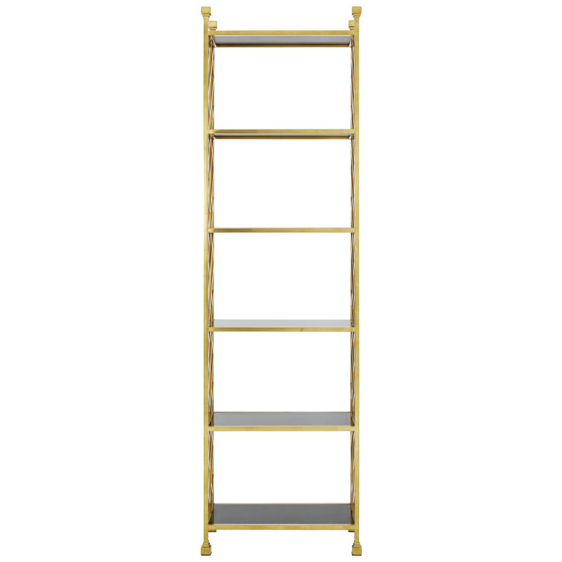 Bernon 230cm H x 65cm W Glass Standard Bookcase