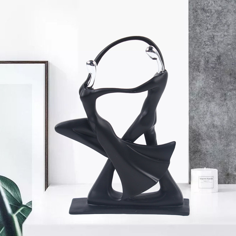 Couple danseurs, sculpture, statue, figurines, ornements, cadeaux, cadeaux créatifs, décorations pour la maison