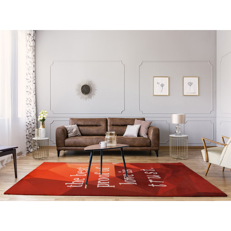 Tapis en chenille de polyester, Rectangle 5 pi x 7 pi