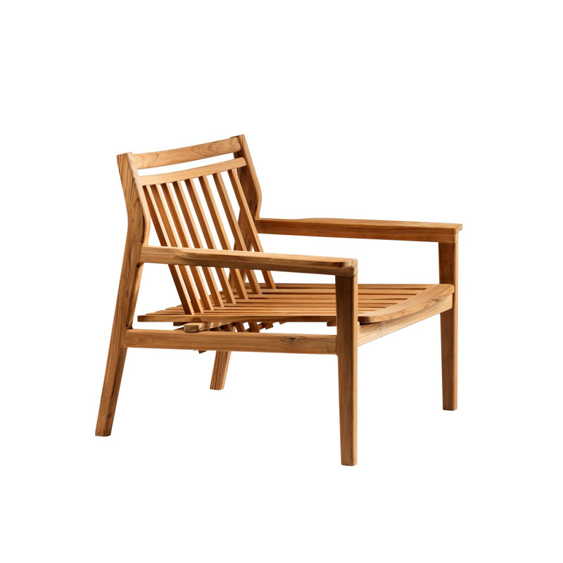 Sammen Outdoor Teak Lounge Chair