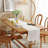 Soly Runner No Pattern Linen Blend Table Runner-407020493