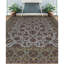 Tapis ivoire et vert clair noué à la main de haute qualité Trinity