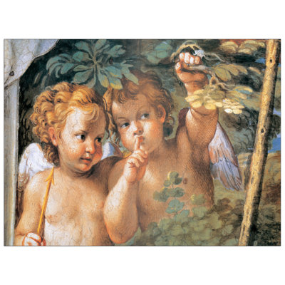 Carracci - No Frame Print on Wood