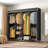 77'' Metal Portable Wardrobes-356595088