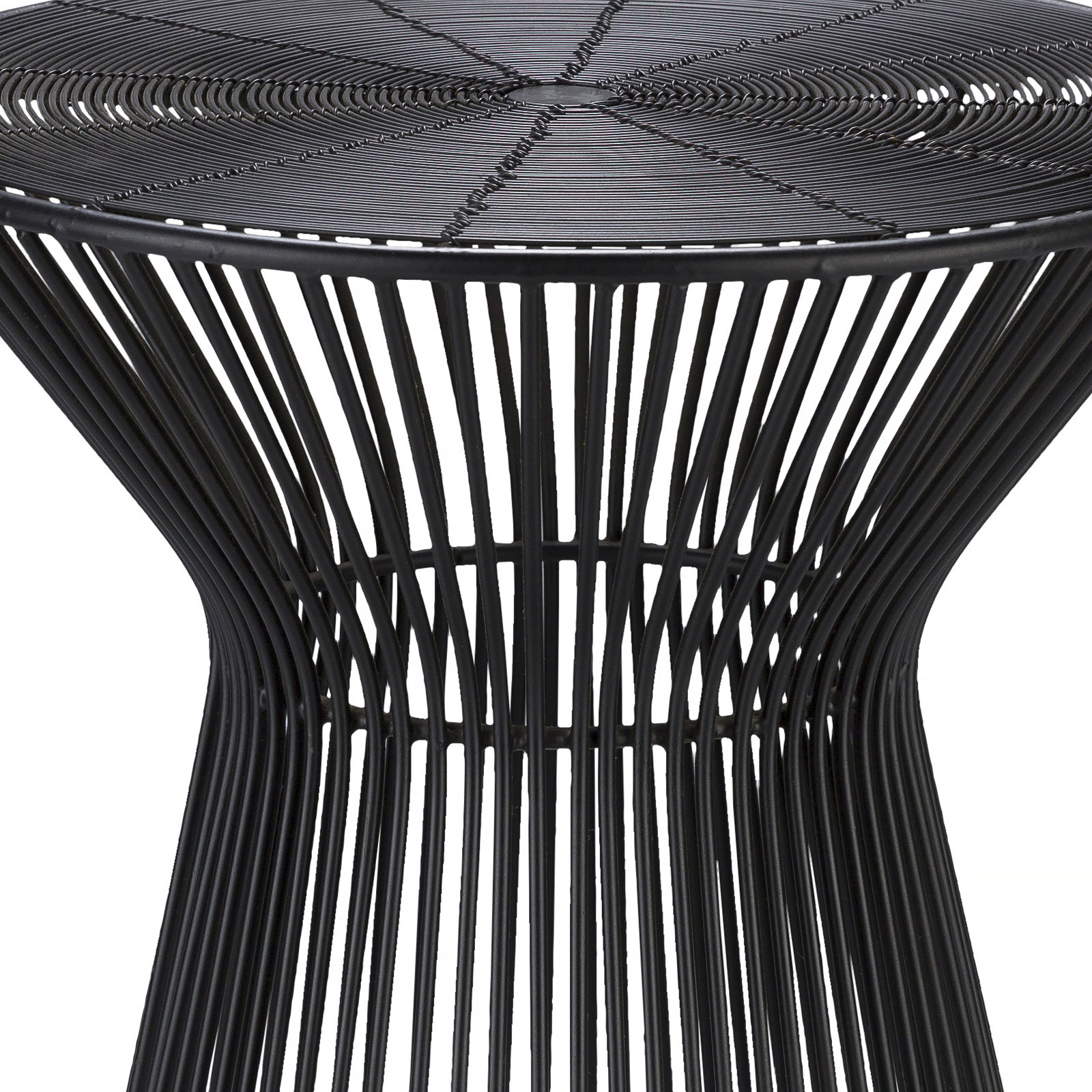 Alberte Modern End Table, Black