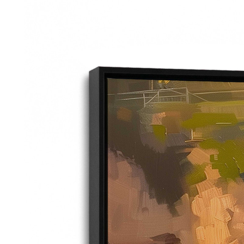 Ensemble de 2 impressions Amalfi Sunset Glow, Cadre flottant noir satiné, 30 po x 20 po