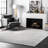 Zayan Moroccan Power Loom Performance Light Gray Rug-1478566661