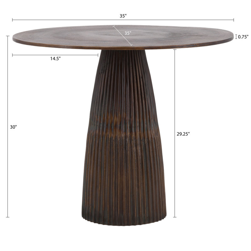Aramis Bistro Table Bronze