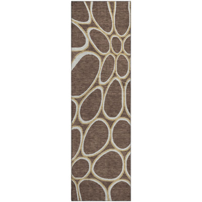 Premium Machine Washable Corry AMF1041 Circles Rug