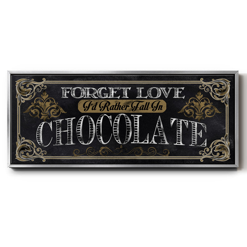 Chocolate- Framed Canvas
