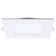 12 Watt LED Direct Wire Downlight With Night Light 6 Inch Remote Driver CCT Selectable Dimmable Square White Finish