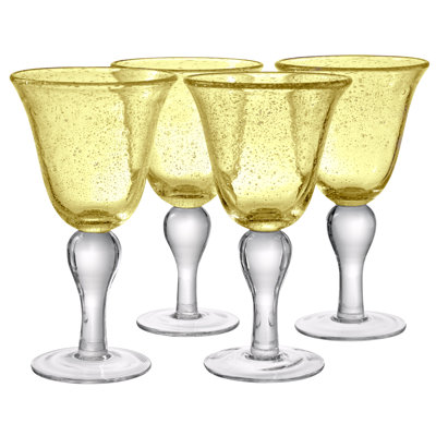 Abingdon 14oz. Handmade Crystal Goblet Set