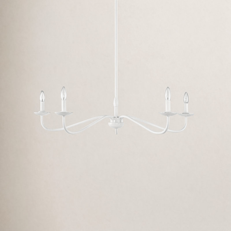 Daima Earnshaw 5-Light Chandelier In Bisque White