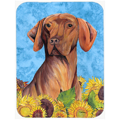 Caroline's Treasures Vizsla Glass Cutting Board