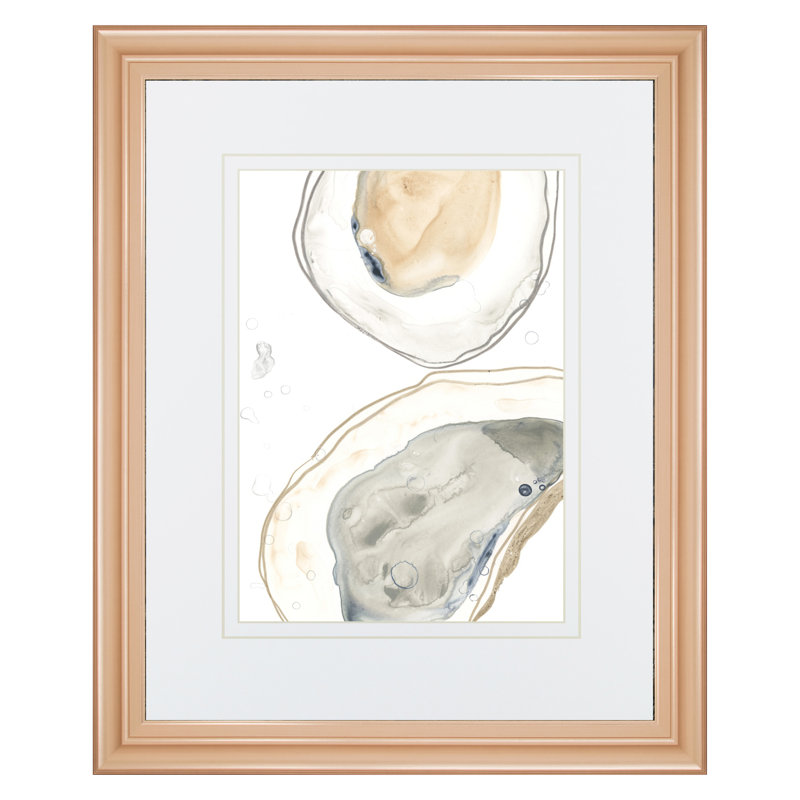 Art mural Seaside Essence - 34 po x 40 po - Cadre en bois naturel
