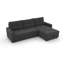 Canapé-lit convertible en tissu, canapé-lit modulaire escamotable avec charge USB et porte-gobelets, canapé-lit en forme de L avec rangement-1429928485