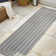 Chevron Modern Concentric Squares Black/Light Gray Indoor/Outdoor Rug
