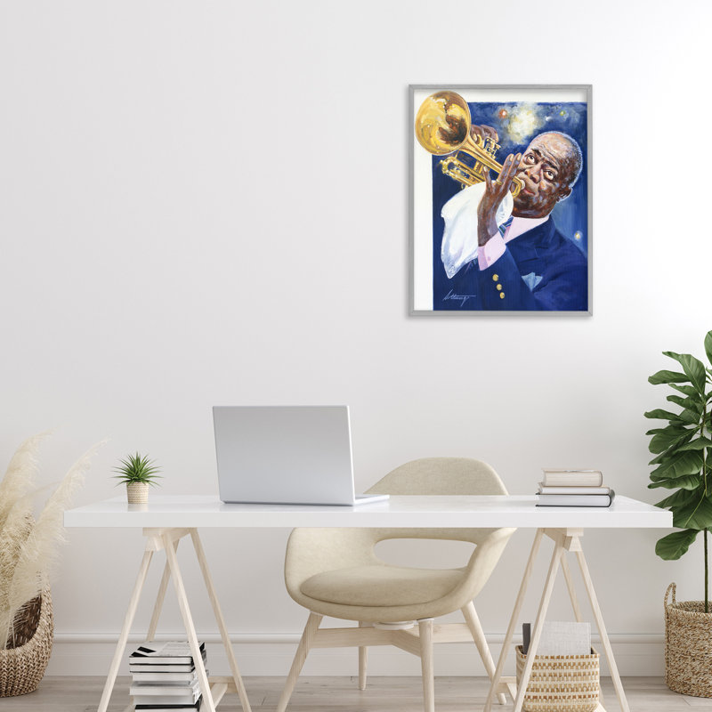 Louis Louis Portrait, estampe numérique, design par Wind River Studios, Estampe numérique Farmhouse, H 20 po x l 16 po