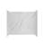 Streamline 4-Piece Glue-Up Alcove Bathtub Wall Surround in White Marble Finish-111971711