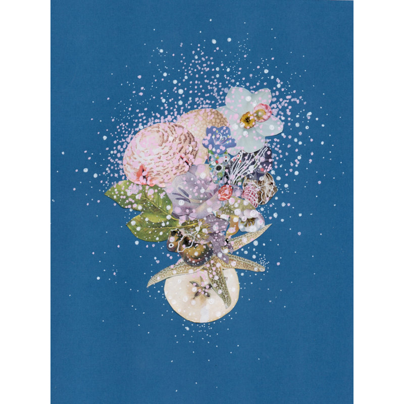 Moon Peony Print by JennBrown, 21.25" H x 17.25" W x 0.875" D