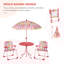 Farhana Kids 4 Piece Round Outdoor Table Or Chair and Chair Set