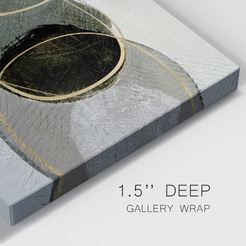 River Rock I - Wrapped Canvas Print, 8" H x 8" W x 1.5" D