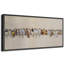 "Animals Row Of Birds On Perch", reproduction d'art sur toile-111664933-96074519