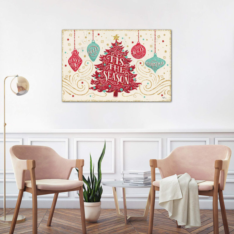 Trimming The Tree II by Janelle Penner - Wrapped Canvas Print, 66.04 cm H x 45.72 cm W x 1.91 cm D