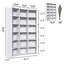 70.9" Tall Corner Bookshelf, 6 Tier Arc Shape Corner Shelf, Freestanding Bookcase For Living Room And Office-2109003304