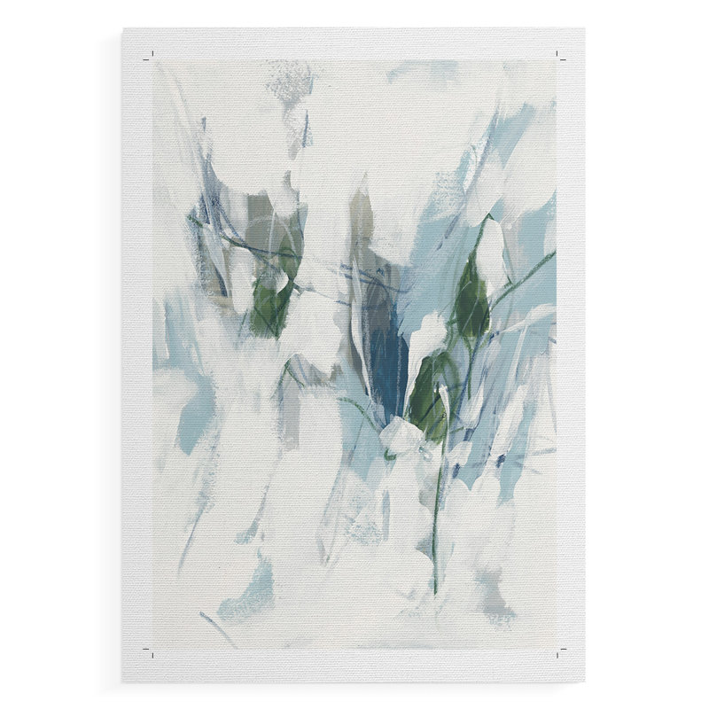 Ice Cavern I - Impression sur toile seulement - NON-CADRE, H 18 po x l 12 po