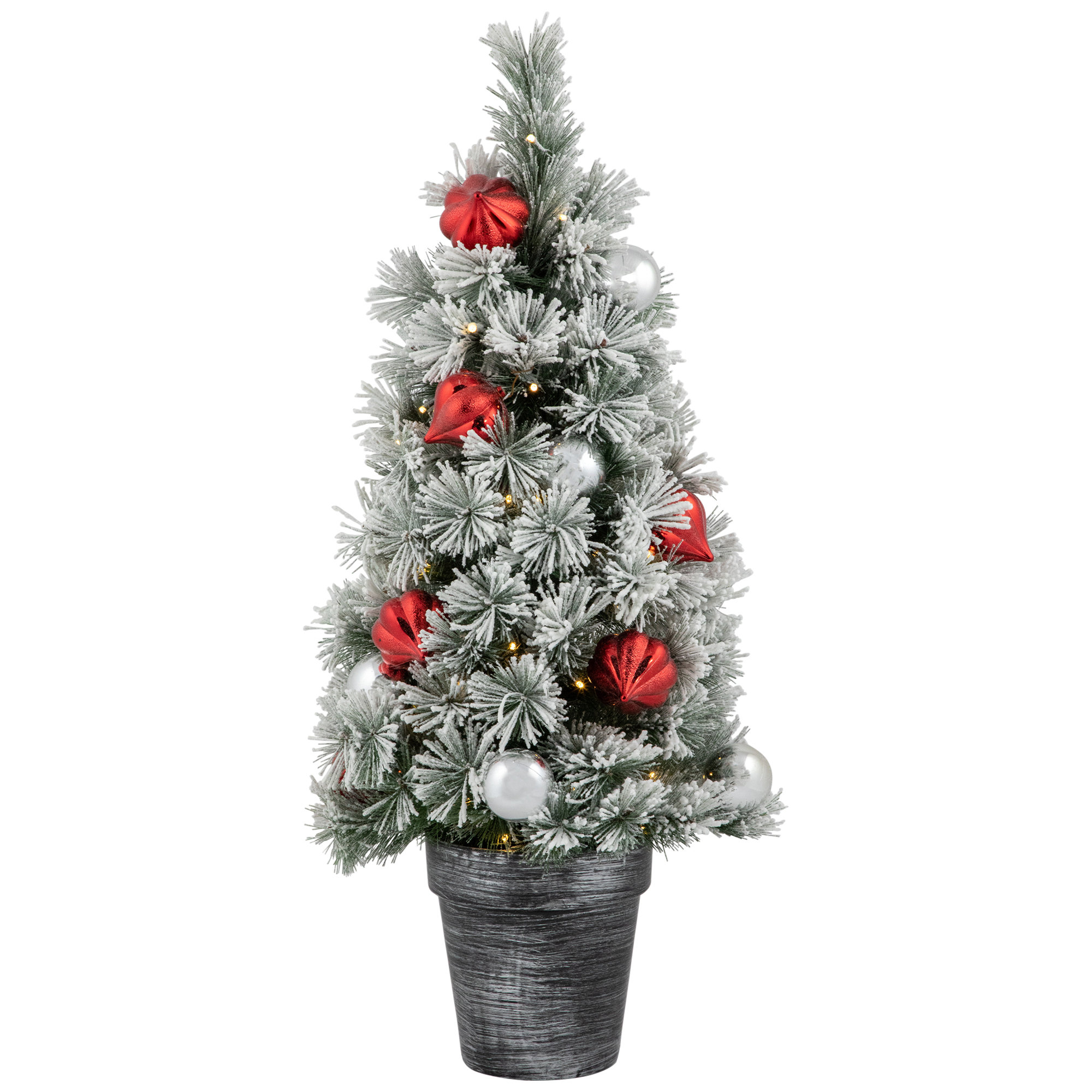 Northlight 24'' Faux Pine Tree in Pot | Wayfair