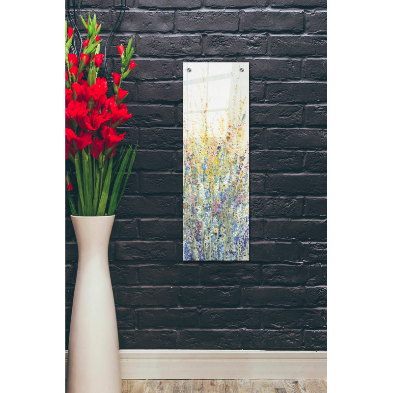 'Wildflower Panel II' by Tim O'Toole, Acrylic Glass Wall Art, 36" H x 12" W