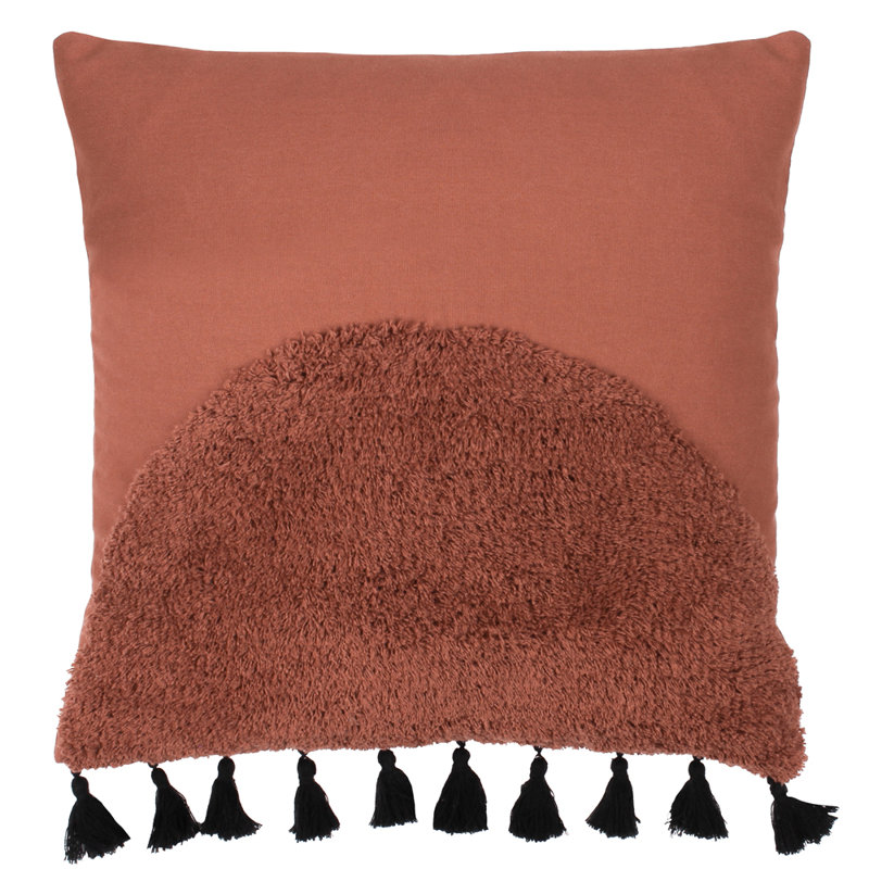 Square Throw Pillow Cover, Brick