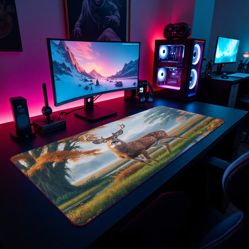 Polyester Desk Pad, 23.6x13.8