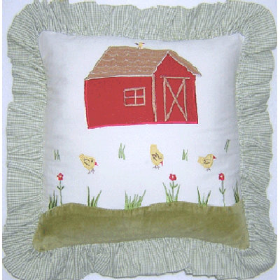 Appletree Farm Barn Decorator Throw Pillow