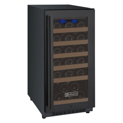 Allavino Single Zone 15 " Built-In and Freestanding 30 Bottle Wine Refrigerator