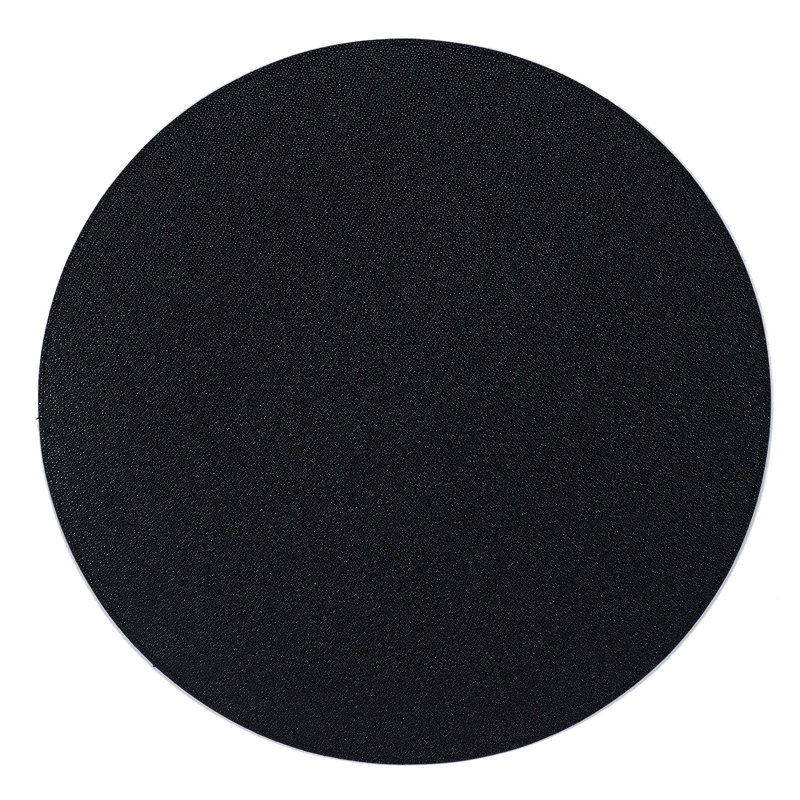 Skate Vinyl Round Placemat, Black