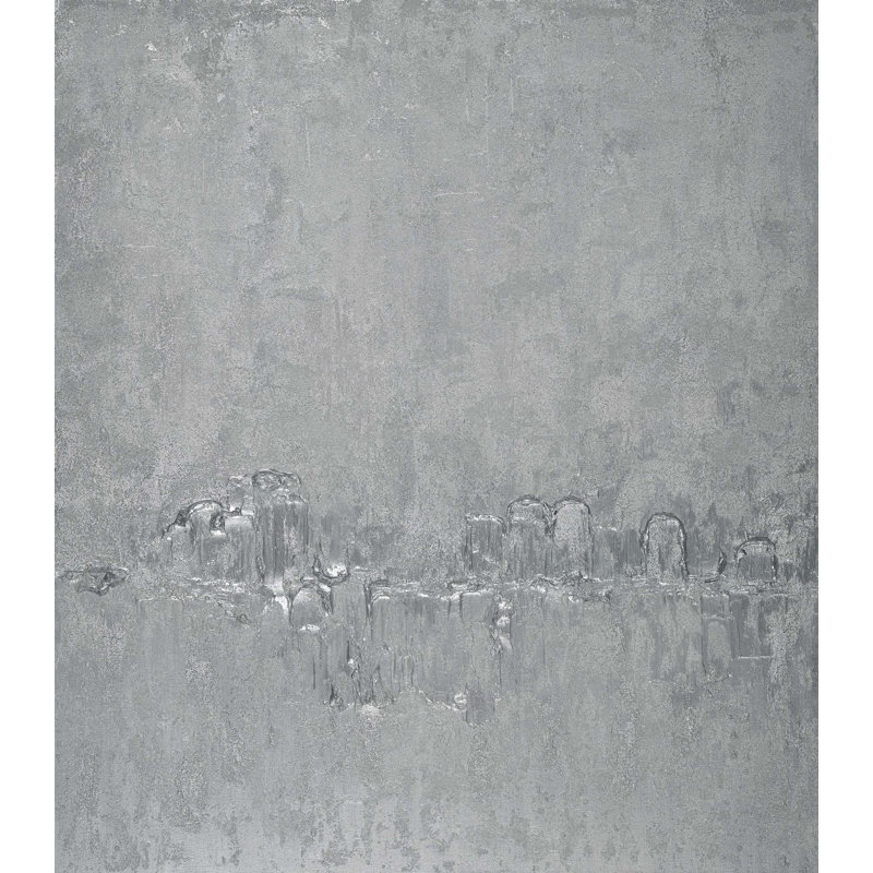 Silver Texture Print by H. Scott