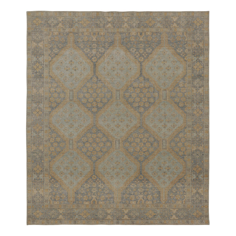 Distressed Homage Hand Knotted Wool Area Rug