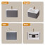 Single Bathroom Vanity with Top