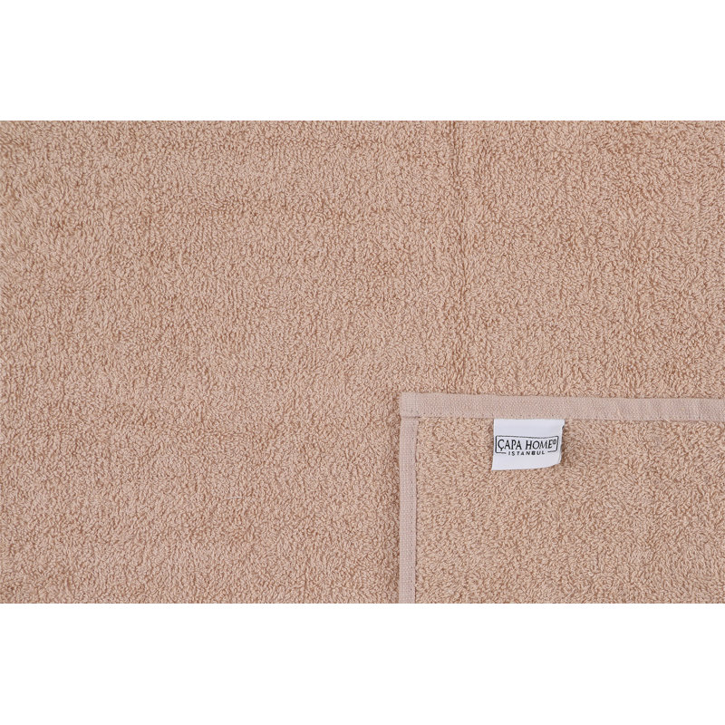 Ensemble de serviettes 2 pièces 100% coton Dora, Cappuccino