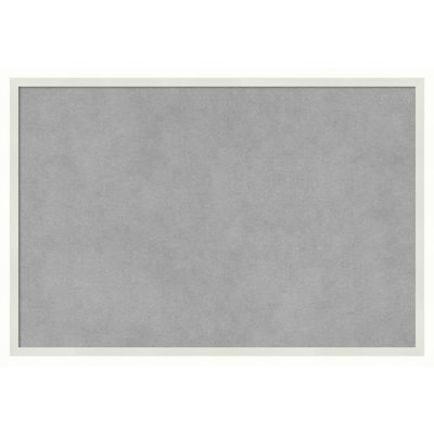 Tableau magnétique encadré blanc Lucie