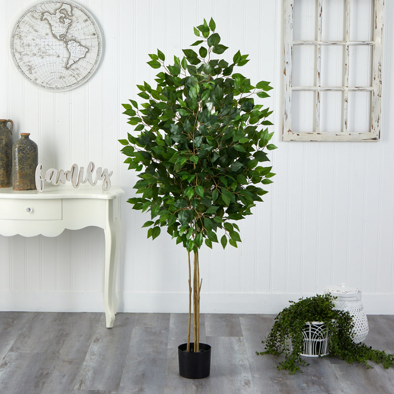 64 po Arbre artificiel Ficus résistant aux rayons UV (intérieur / extérieur)