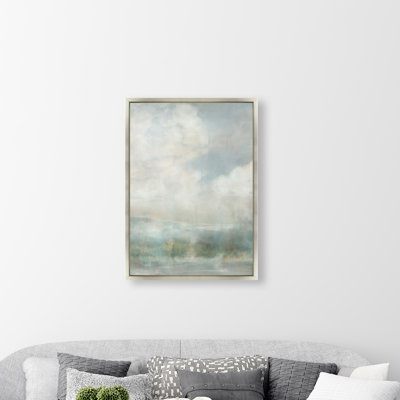 Earths Pulse III par Jacob Lincoln - peinture sur toile à cadre flottant