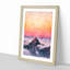 The Top of Matterhorn Mountain - Picture Frame Painting Print-56855611-56855613