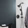 Wall Mounted,slide Bar Combo Rain Showerhead,dual Shower Head,rough-in Valve Included