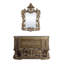 Miroir mural Constantine Brown and Gold Finish