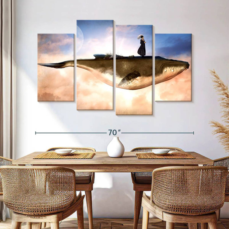 Kelan Humpback Whale Daydream, 42" H x 68" W